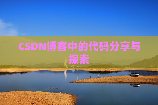 CSDN博客中的代码分享与探索
